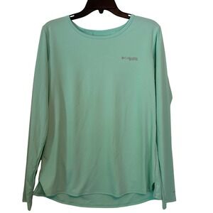 Columbia PFG Long Sleeve Rash Guard Women's Medium Omni-Shade Performance Top